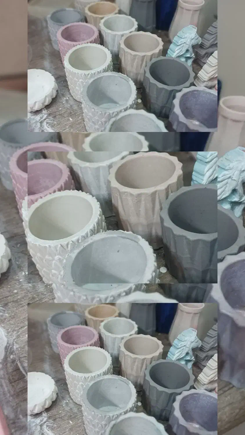 انواع گلدان  سنگ مصنوعی|صنایع دستی و سایر لوازم تزئینی|تهران, زرکش|دیوار