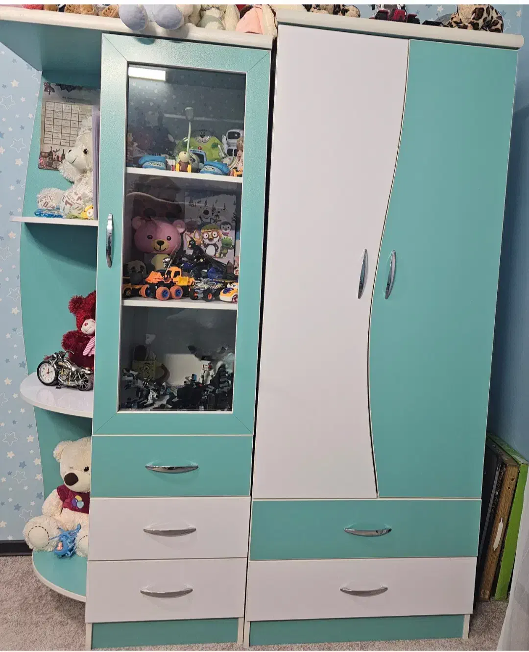 تخت و کمد نوجوان|تخت و سرویس خواب|شیراز, شهرک ولیعصر|دیوار