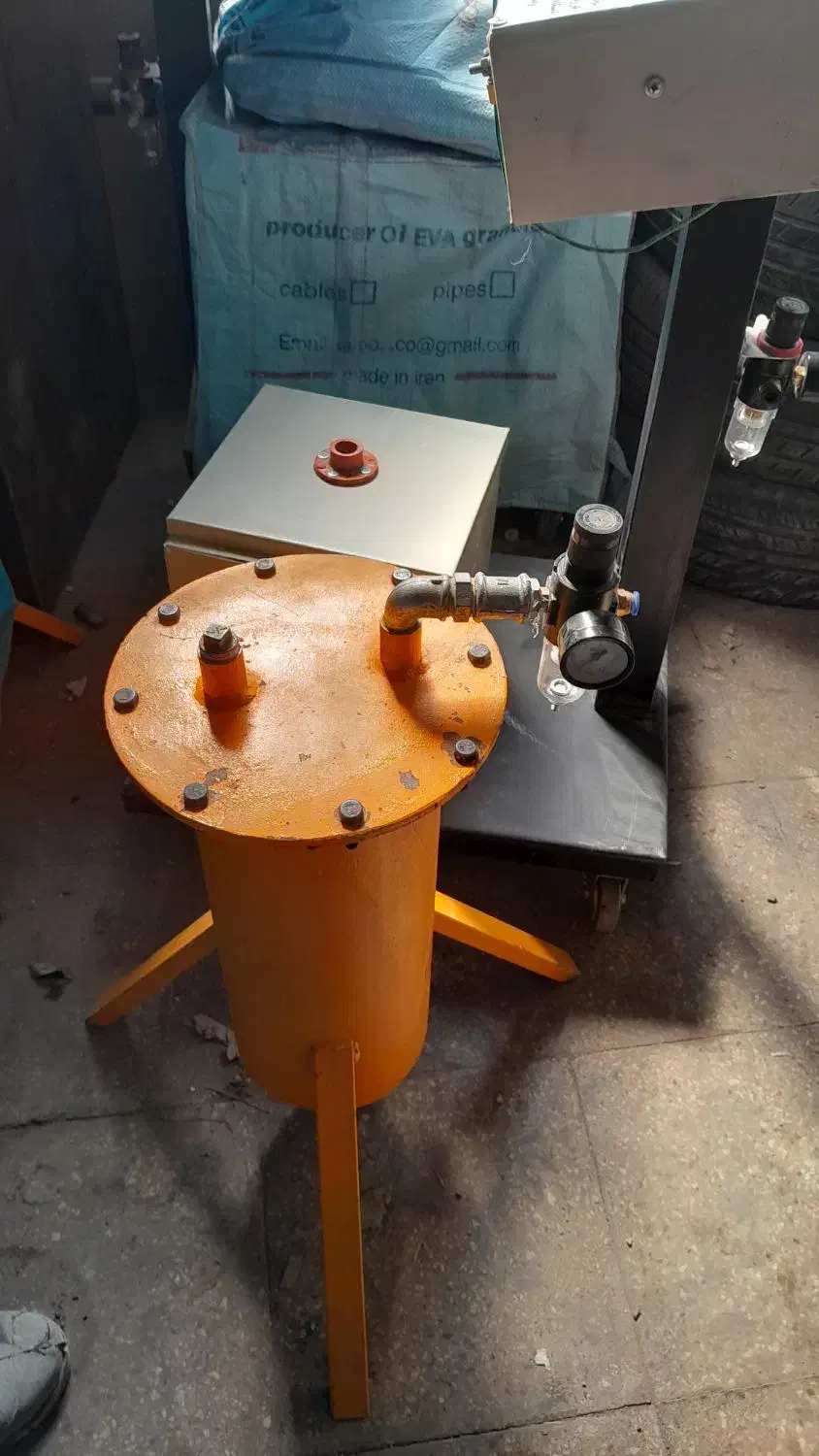 خط رنگ استاتیک نو|ماشین‌آلات صنعتی|ری, صفاییه (چشمه علی)|دیوار