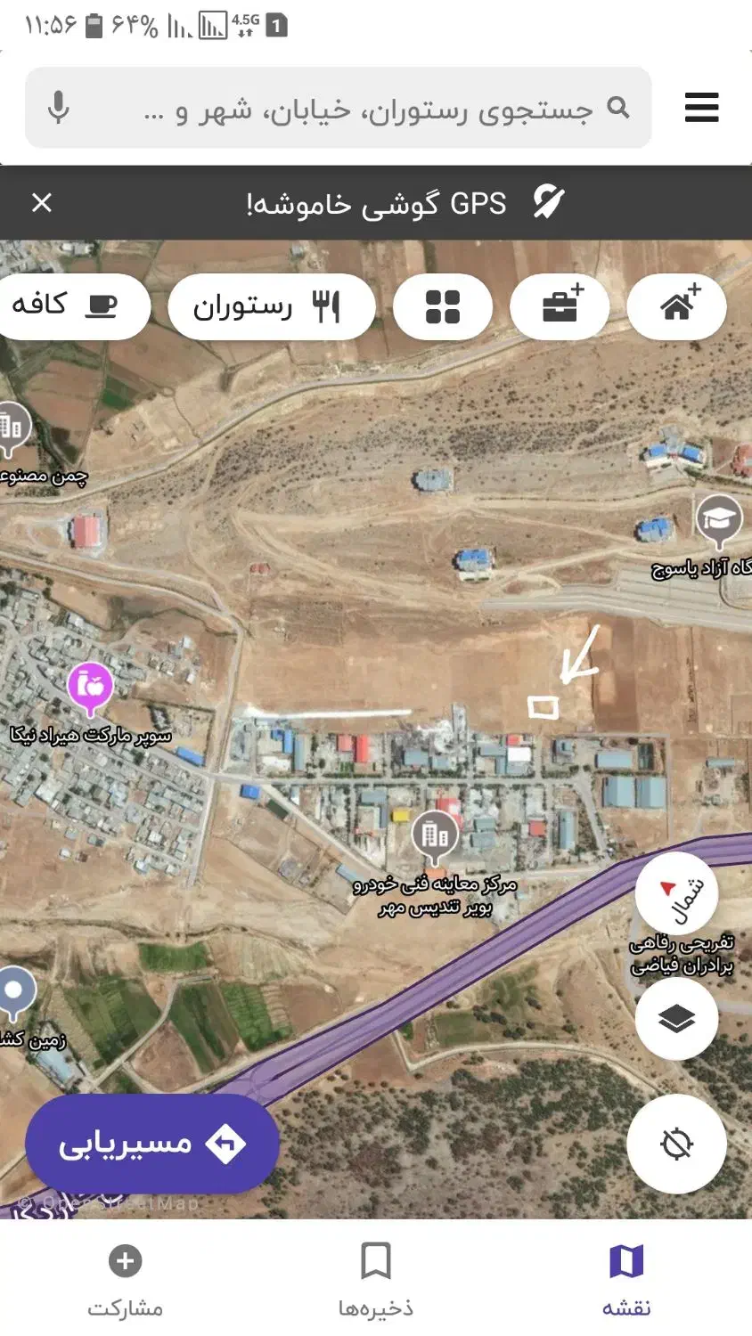 زمین فروشی سرابتاوه واگذاری فنی حرفه ای|فروش دفتر صنعتی، کشاورزی، تجاری|یاسوج, |دیوار