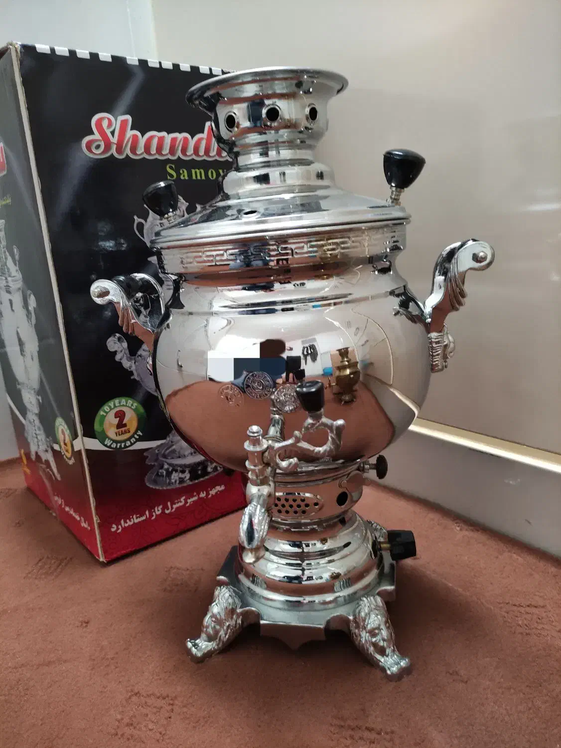 سماور گازی ۶ لیتری شاندیز|سماور، چایساز، قهوهساز|زنجان, |دیوار