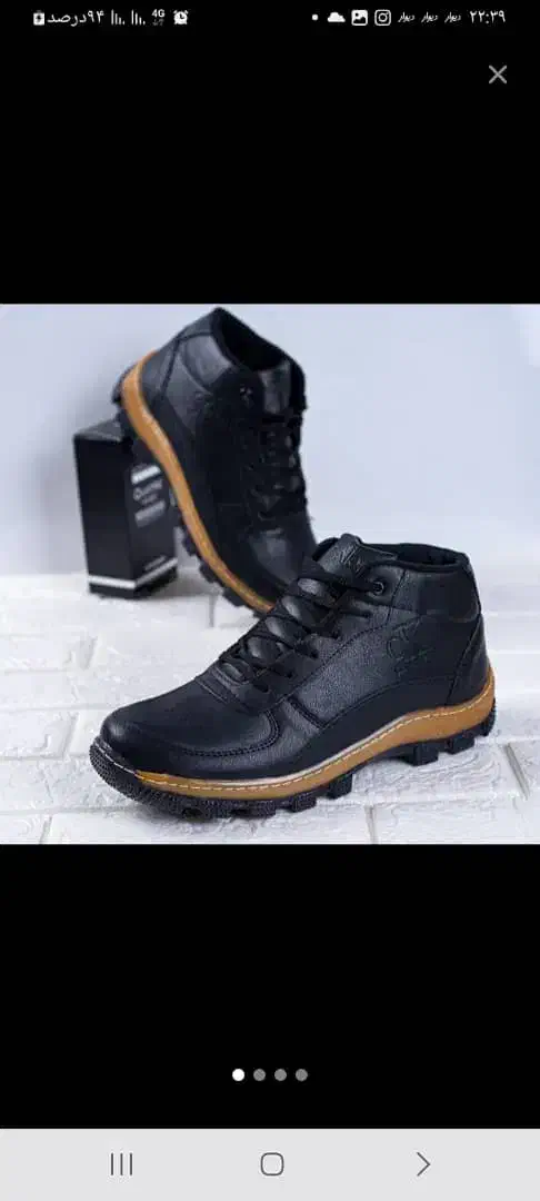 کفش نیم بوت مردانه ck|کیف، کفش، کمربند|ری, شهرری|دیوار