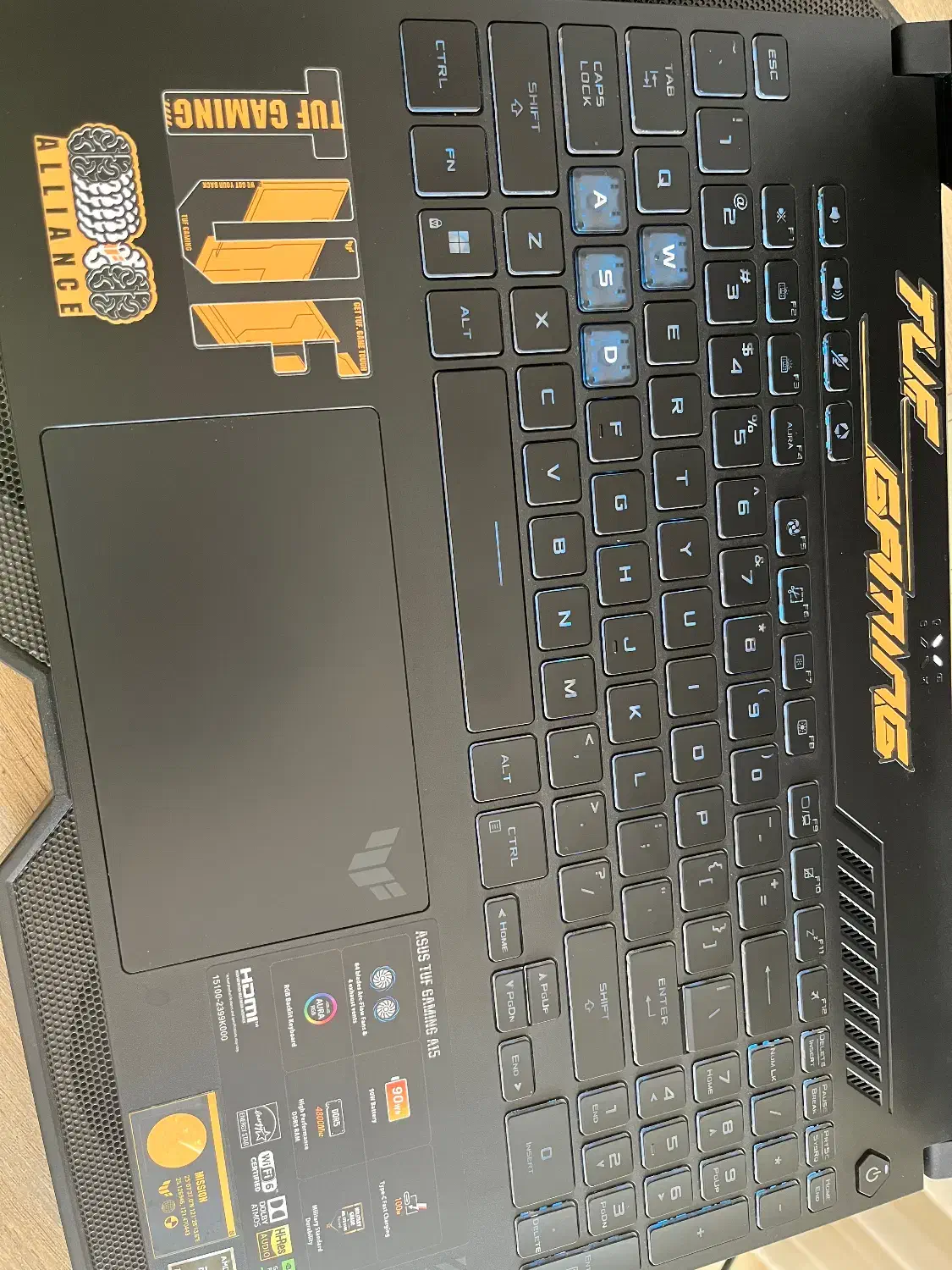 Asus Tuf a15(کاستوم)|رایانه همراه|کرمان, |دیوار