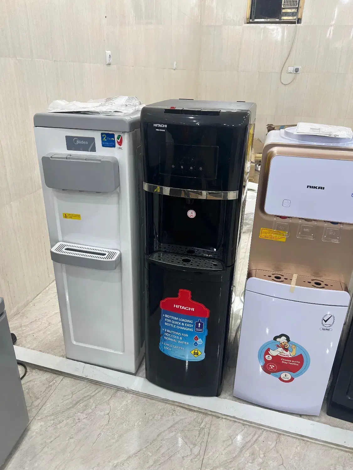 آبسردکن ابسردکن موجود مارک های مختلف(میدیا،پانوسون|آبسردکن و تصفیه آب|خمیر, |دیوار