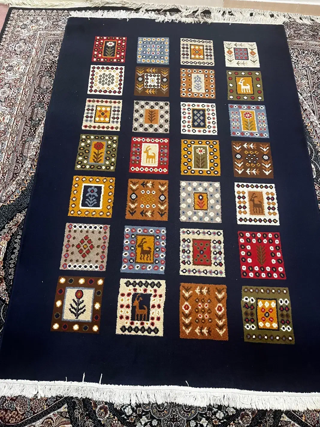 فرش|فرش|زنجان, |دیوار