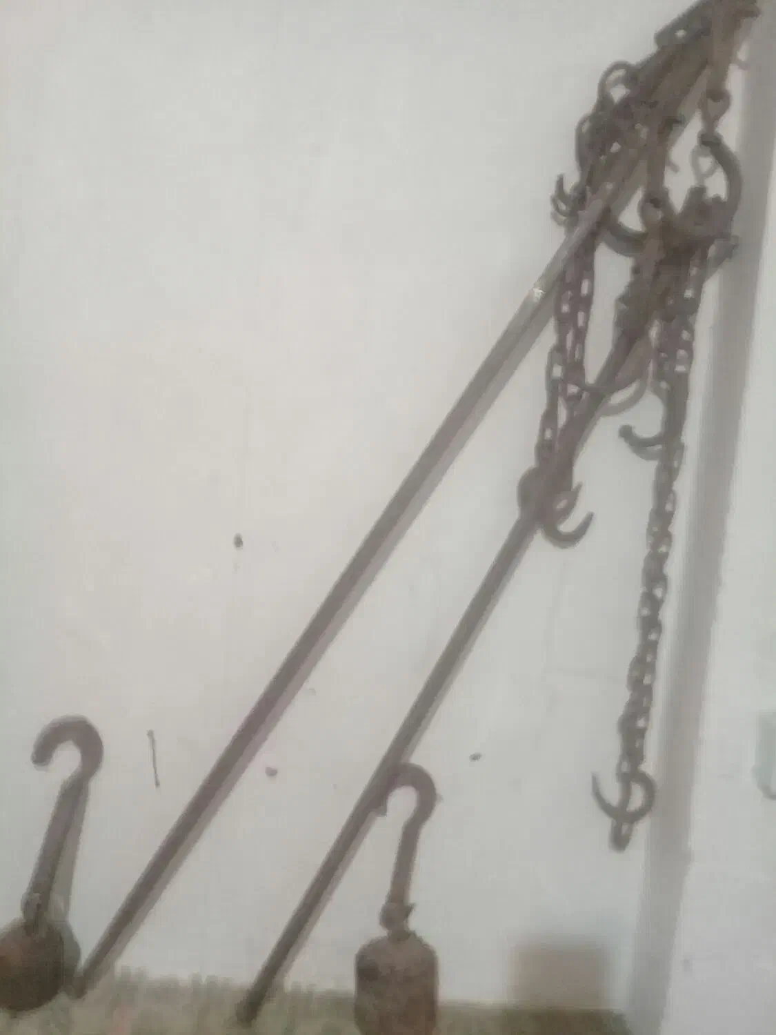 ۲ ترازوی قپان قاجاری|کلکسیون اشیاء عتیقه|کرمان, |دیوار