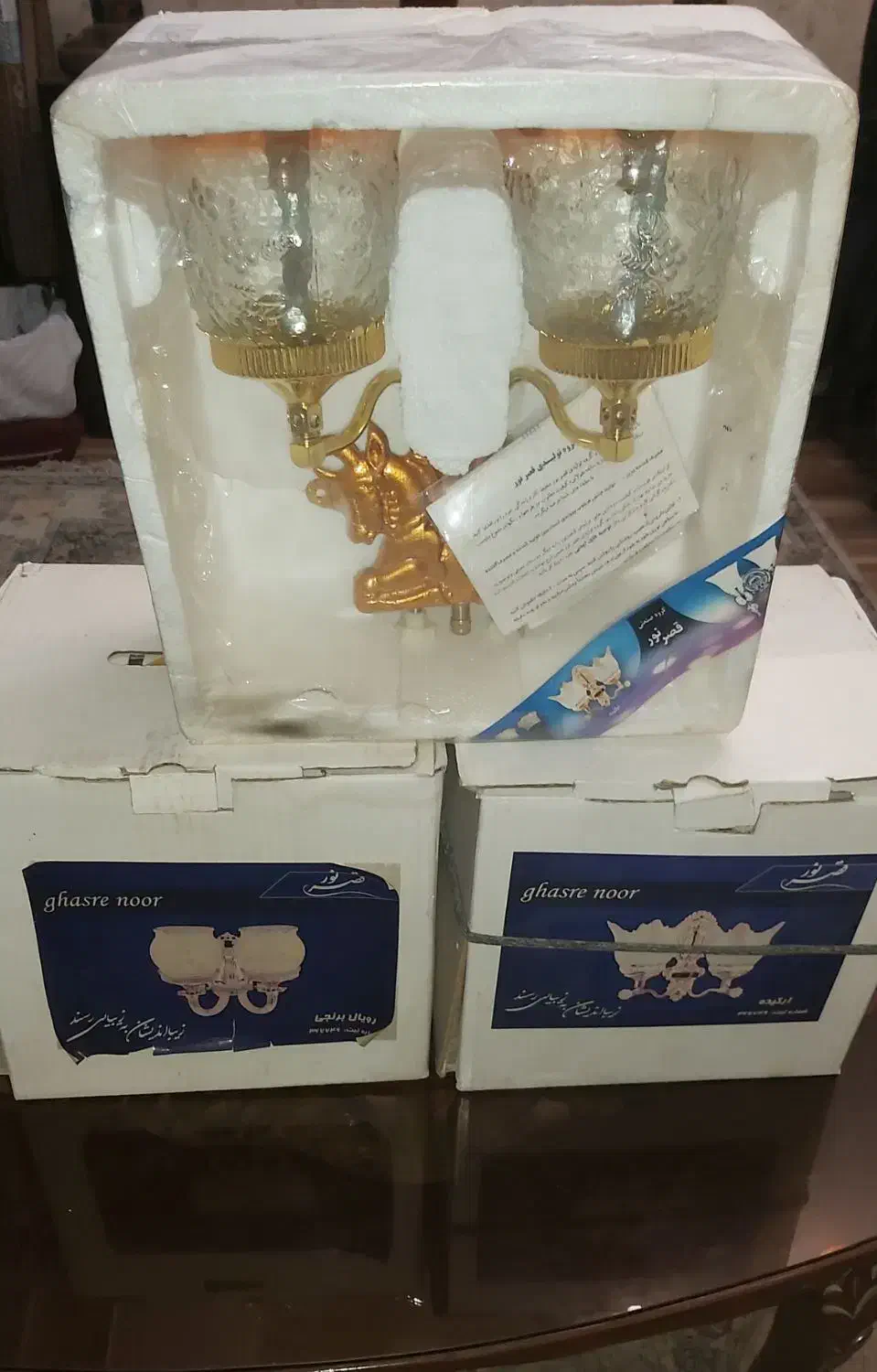 روشنایی دو شعله گازی خونگی|لامپ و چراغ|محمدشهر, ولدآباد|دیوار