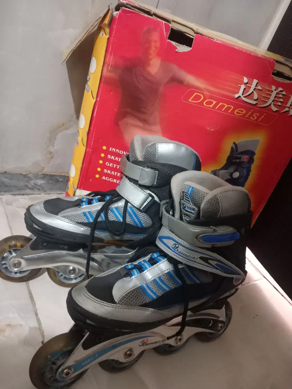 اسکیت Dameisi در حد نو|دوچرخه، اسکیت، اسکوتر|شهریار, رزکان|دیوار