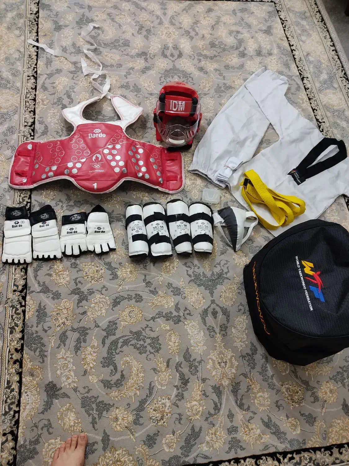 لوازم کامل تکواندو همراه کوله|تجهیزات ورزشی|نسیمشهر, |دیوار