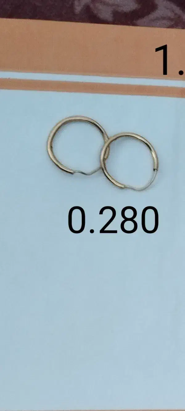 گوشواره کوچیک 280سوت .|جواهرات|شیراز, شاهچراغ|دیوار