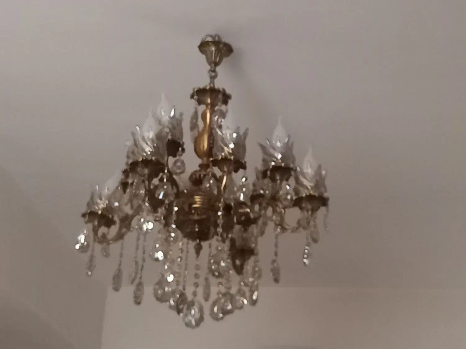 لوستر برنجی|لوستر و چراغ آویز|محمدیه-قزوین, |دیوار