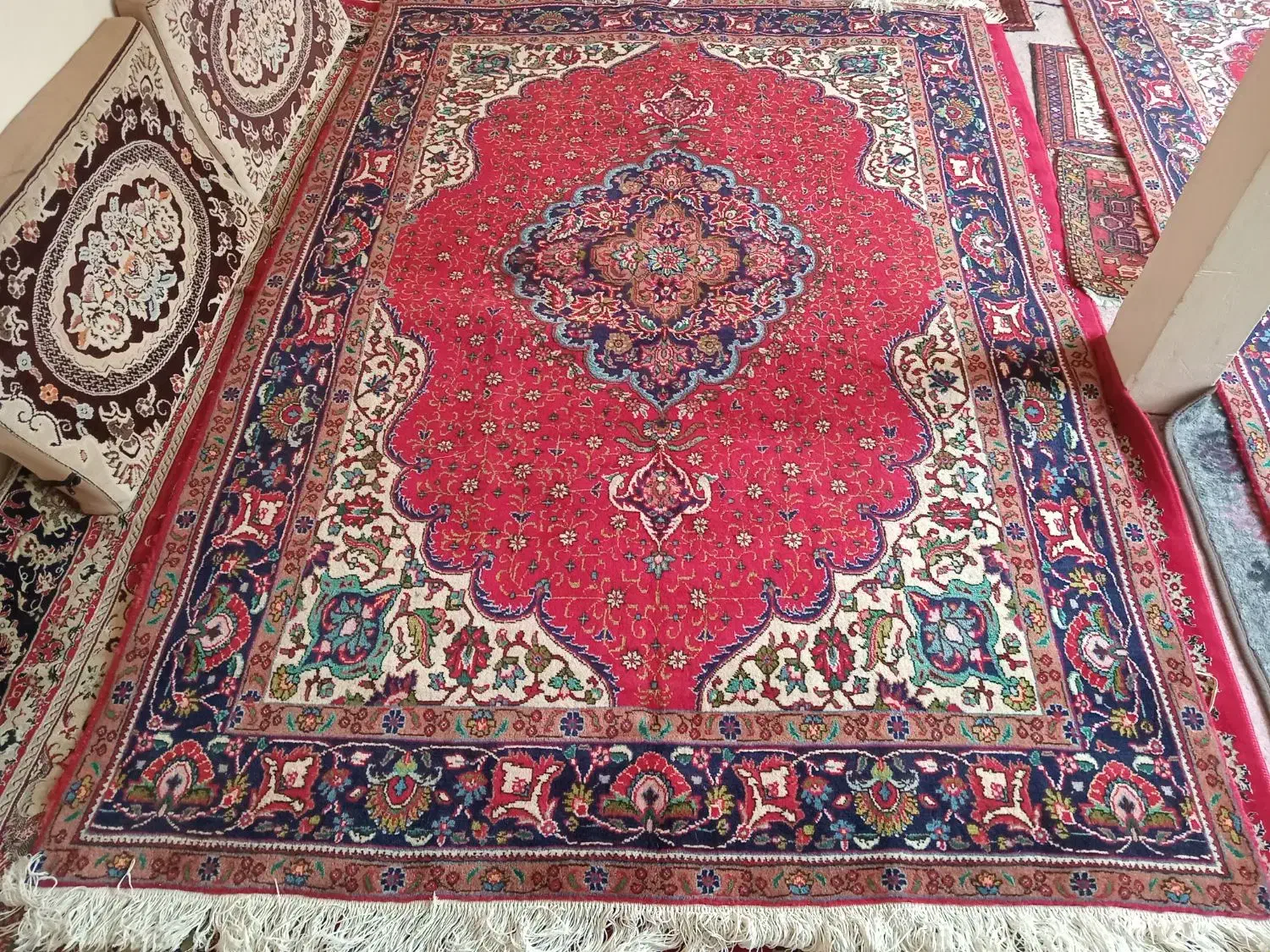 فرش تبریز جفت ۶ متری|فرش|خسروشاه, |دیوار