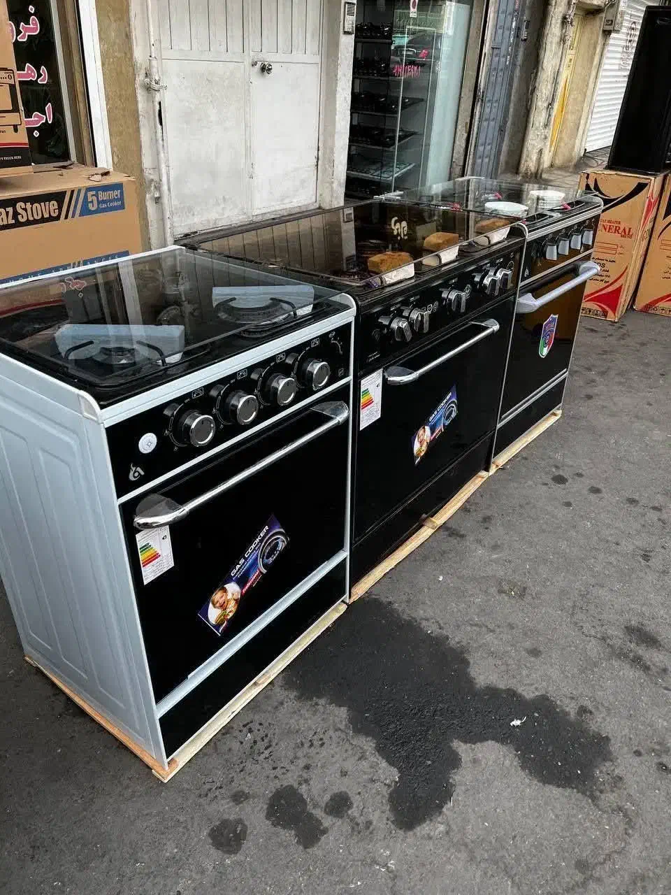 اجاق گاز چهار شعله طرح فر پایدار|اجاق گاز و لوازم برقی پخت‌وپز|تهران, جیحون|دیوار