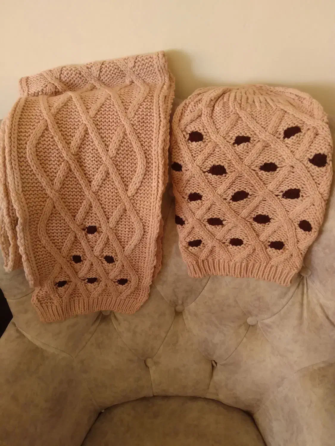 کلاه و شال گردن دخترانه و خانمانه|لباس|اصفهان, الهیه|دیوار