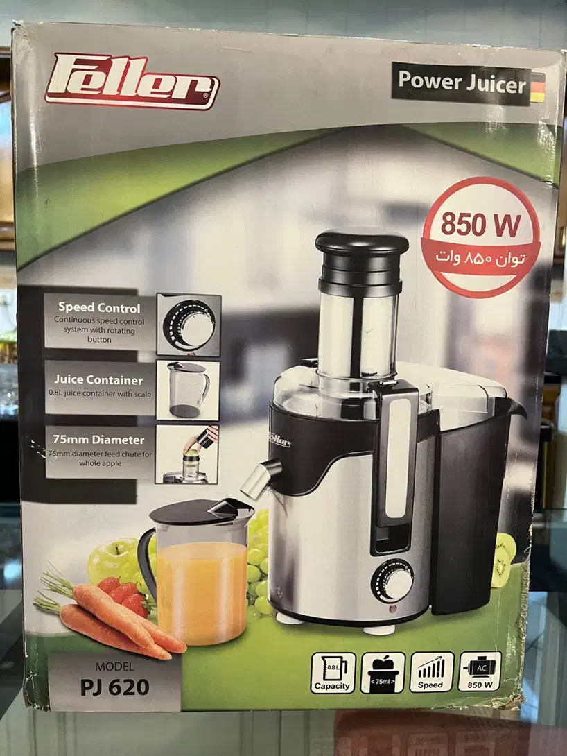آبمیوه گیریfeller-فلر-مدل PJ620|آبمیوه‌گیر و آب‌مرکبات‌گیر|تهران, پاسداران|دیوار