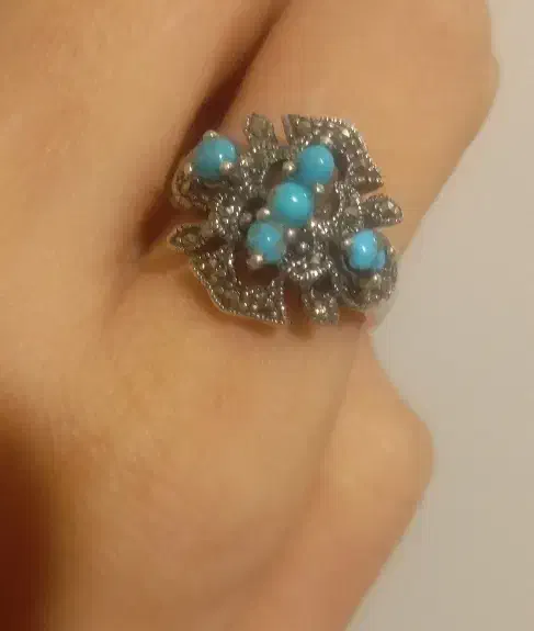 انگشتر فیروزه شجری انگشتر مردانه نقره|جواهرات|مشهد, یوسفیه (شهرک غرب)|دیوار