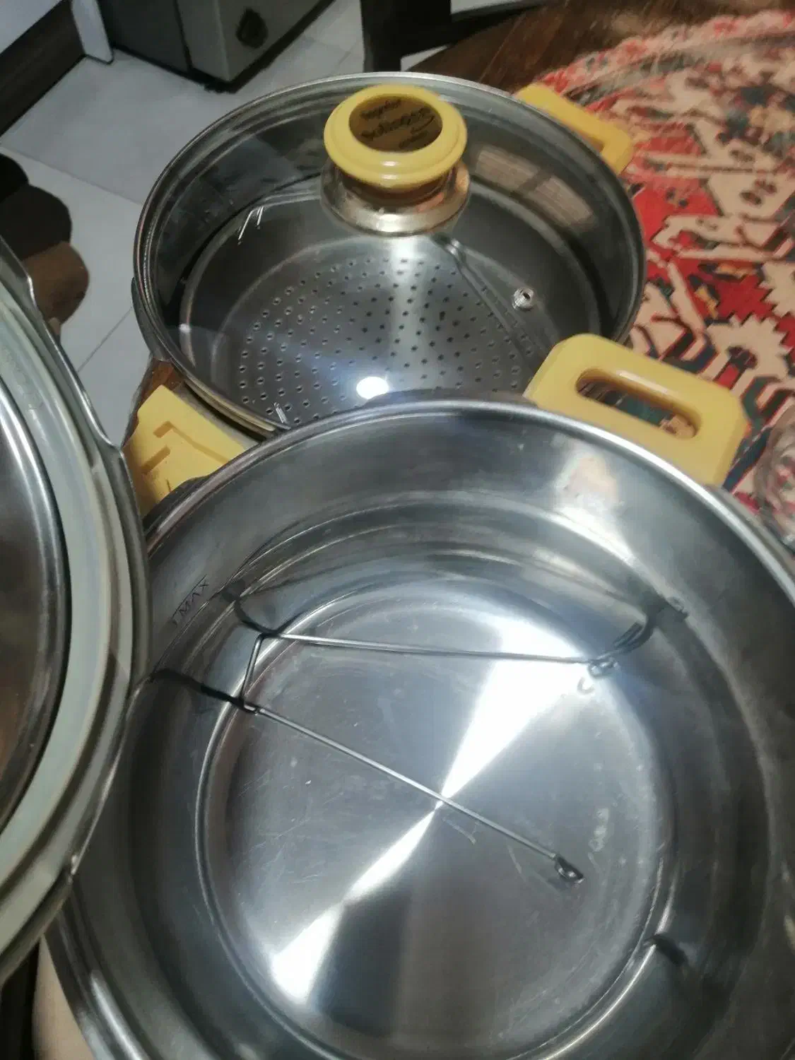 زود پز و بخار پز دوقلو زولینگن|ظروف پخت‌وپز|بابلسر, |دیوار