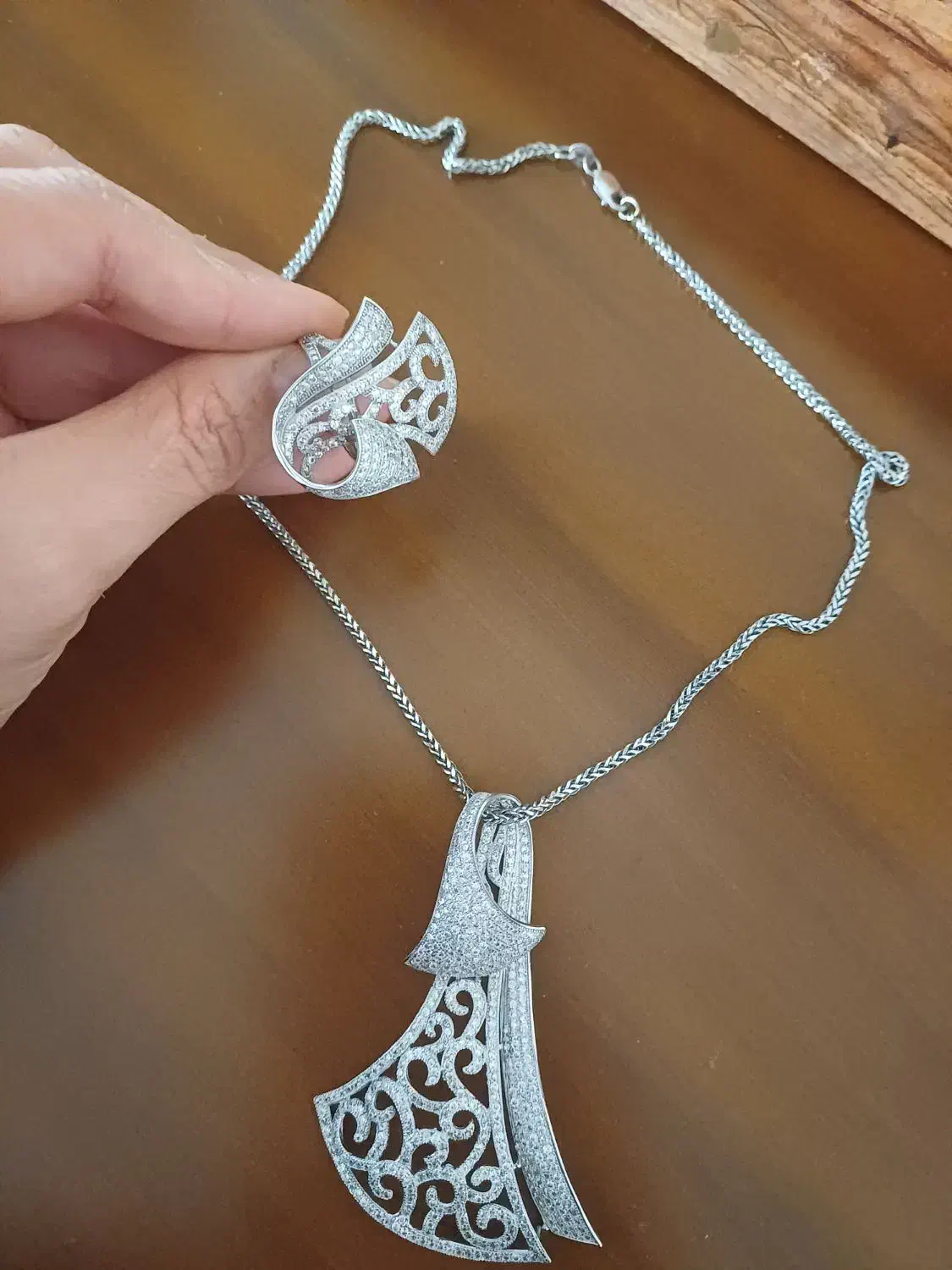 فروش طلا سفید در حد نو|جواهرات|کرمان, |دیوار