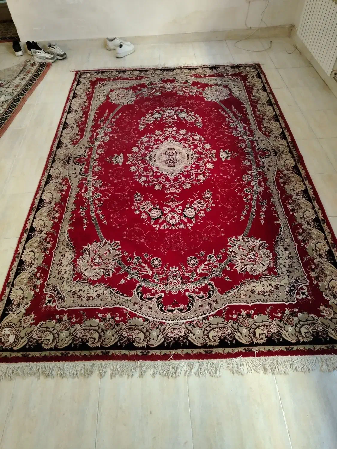 فرش ماشینی 6متری مشابه نو|فرش|تبریز, |دیوار