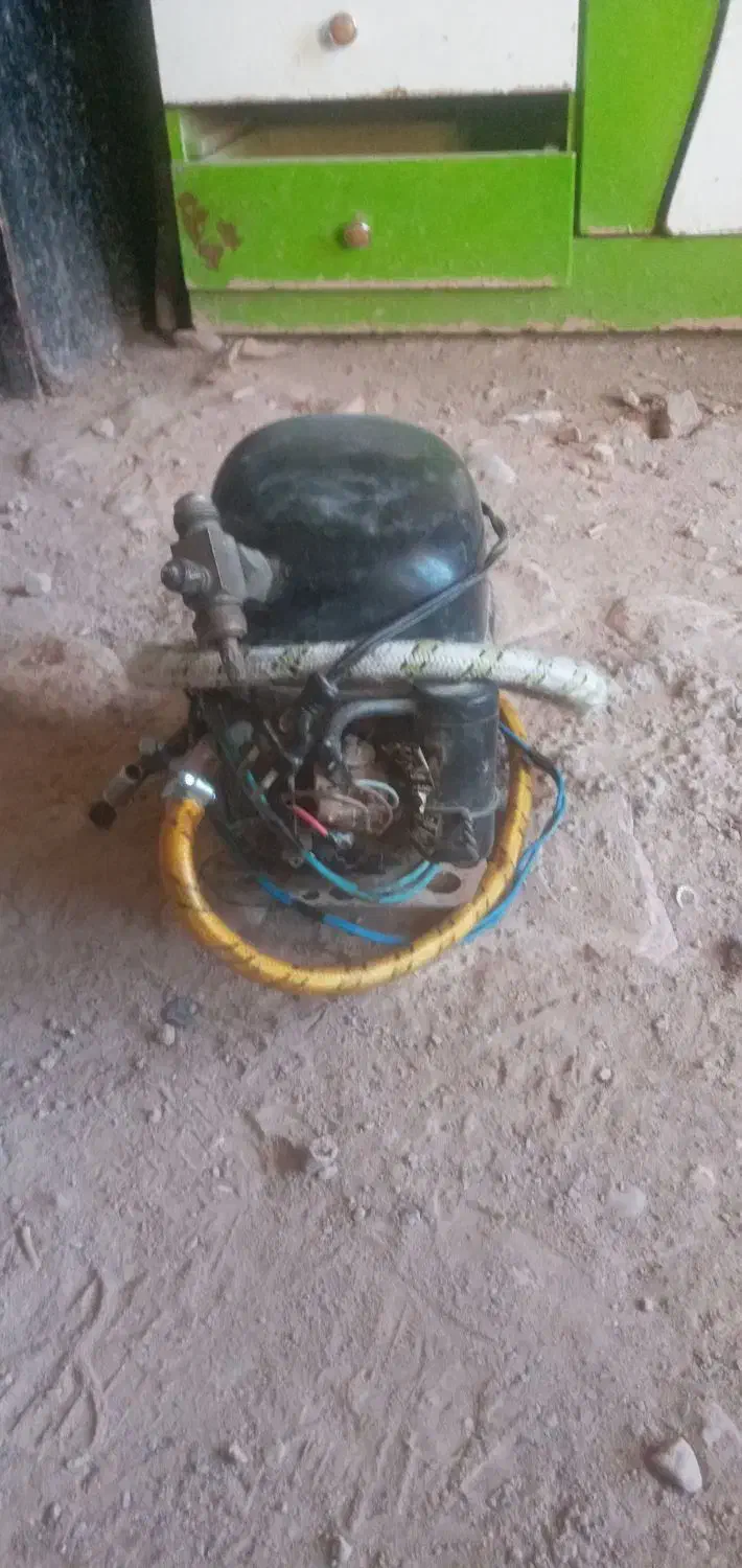 پمپ باد با موتور یخچال|ابزارآلات|خانمیرزا, |دیوار