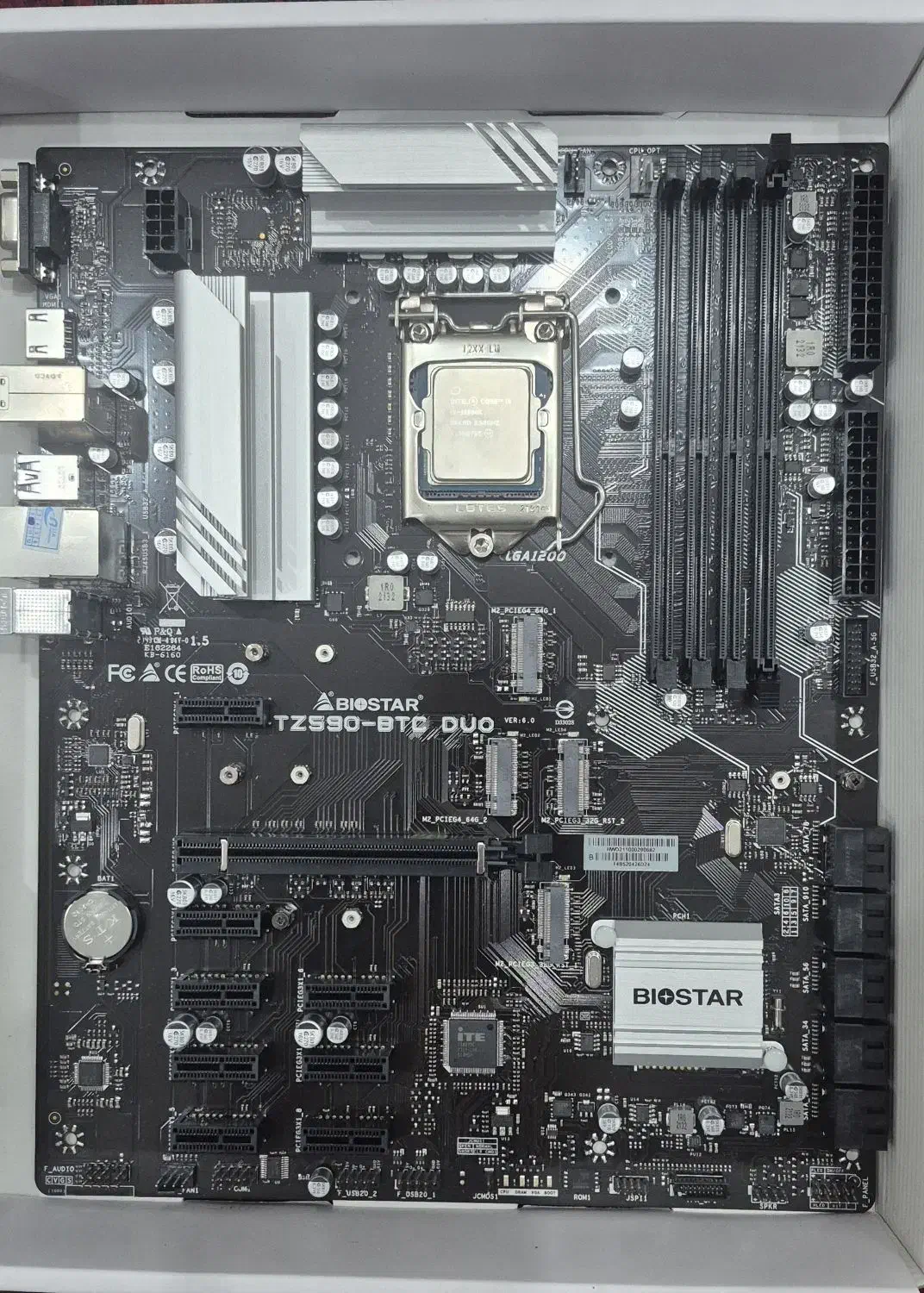 cpu core i9 gen 11 . MB biostar tz590|قطعات و لوازم جانبی رایانه|کرج, ساسانی (قلمستان)|دیوار