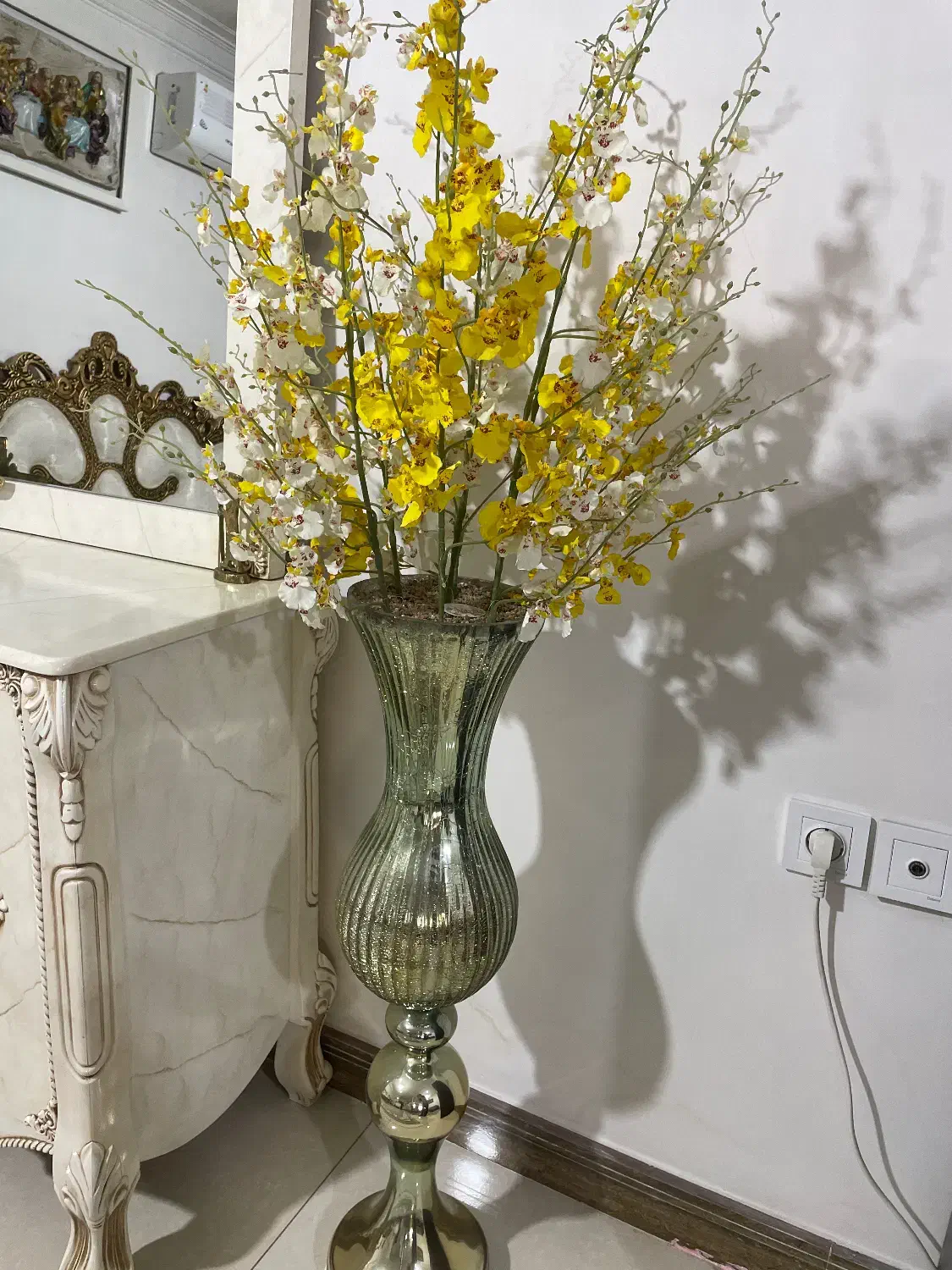 گل و گلدون|گل مصنوعی|قرچک, قشلاق جیتو|دیوار