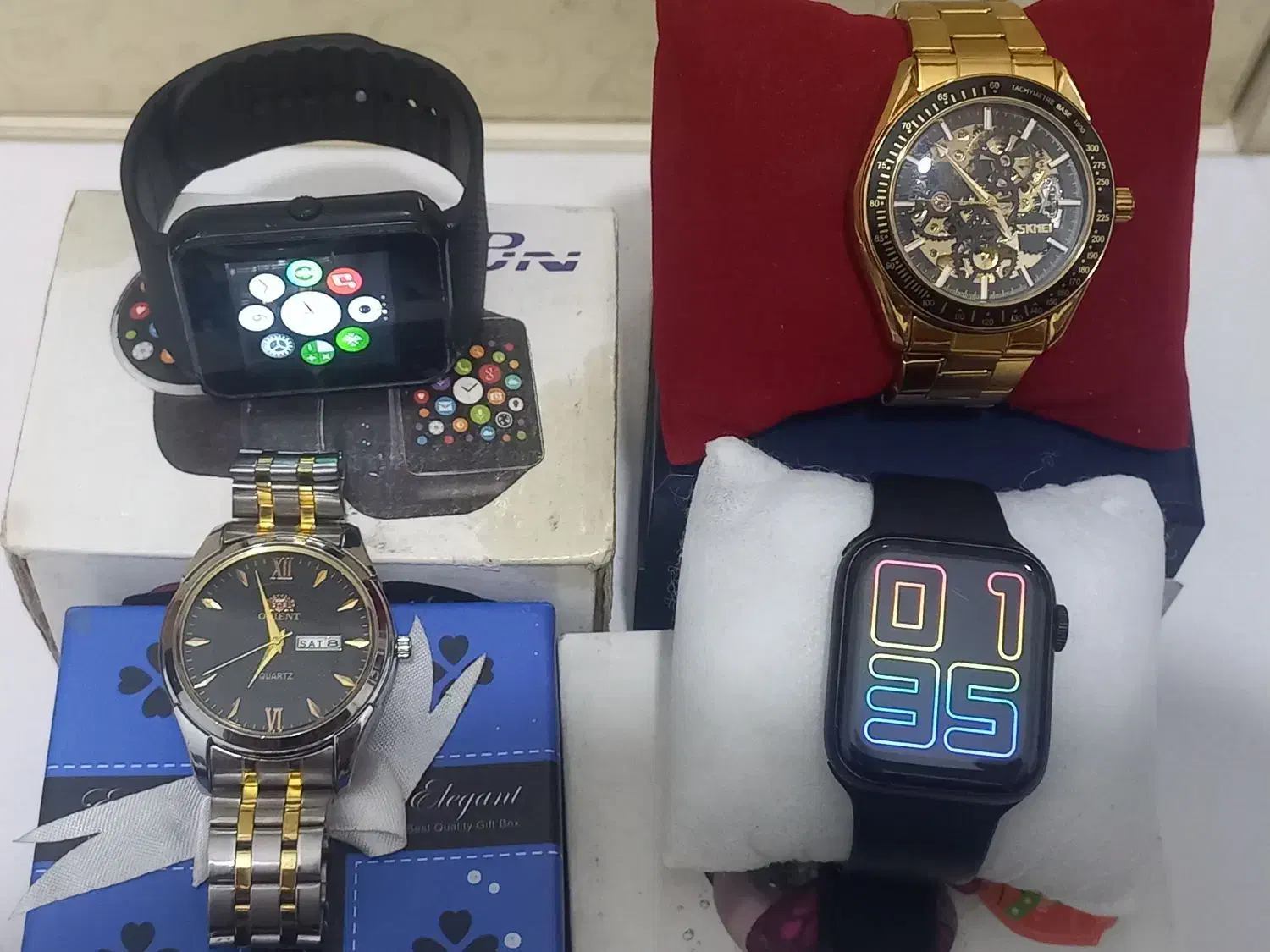 چهار عدد ساعت مچی|ساعت|سنندج, |دیوار