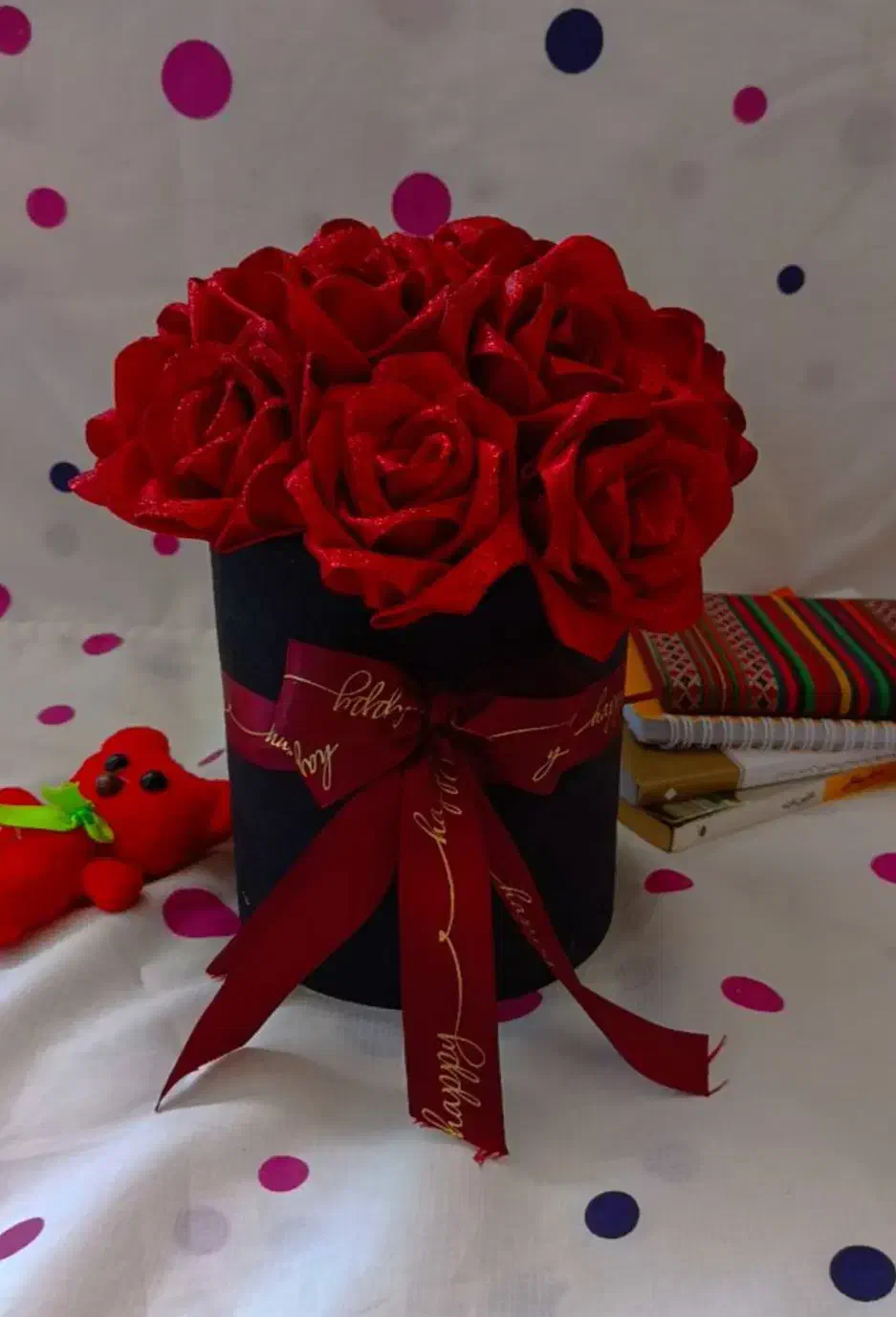 گل رز ربانی|گل مصنوعی|نیر (یزد), |دیوار