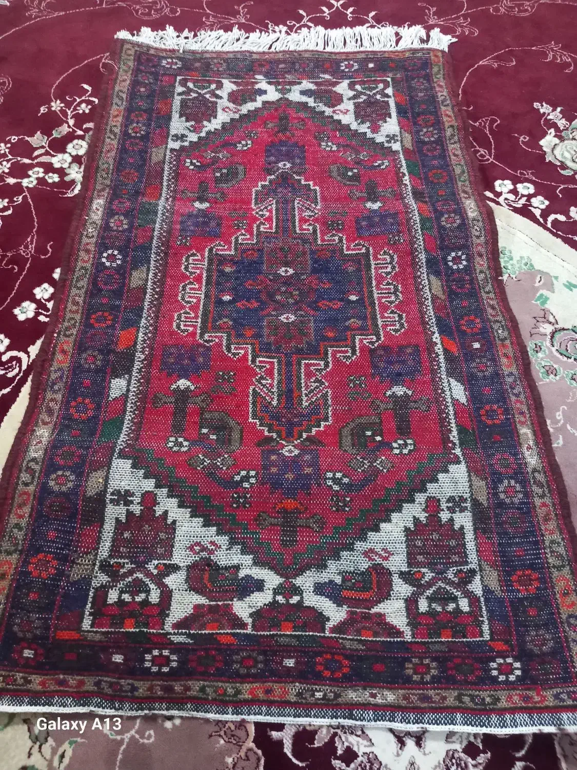 قالیچه|فرش|بزینه رود, |دیوار