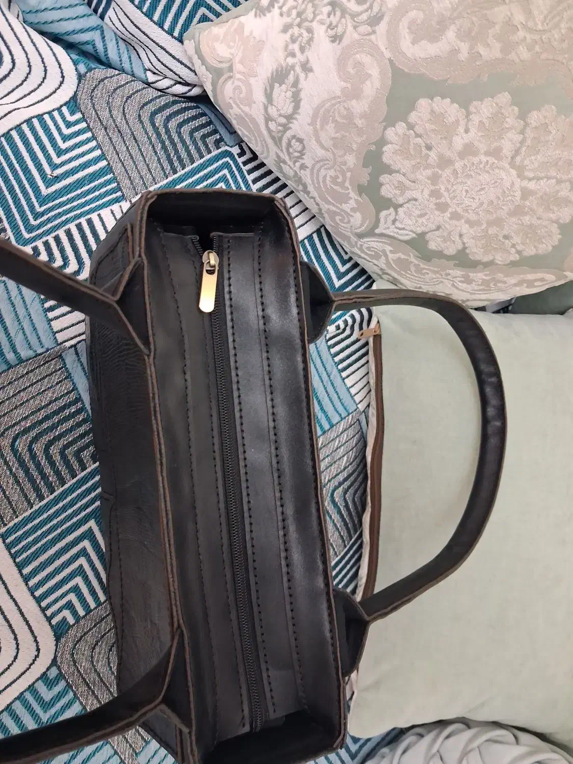 تعدادی کیف دست دوز چرم اصل|کیف، کفش، کمربند|فردیس, فردیس|دیوار