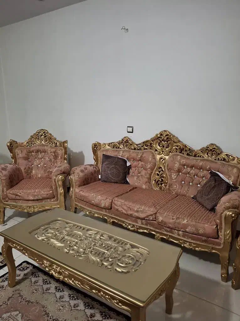 فروش فوری ست کامل مبلمان و میز غذاخوری|مبلمان خانگی و میز عسلی|گرمدره, |دیوار