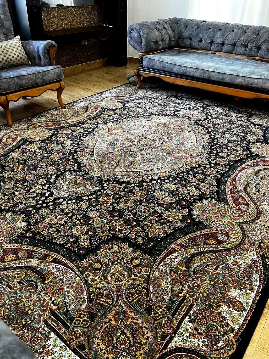 2 تخته فرش 9 متری کم کارکرد|فرش|تنکابن, |دیوار