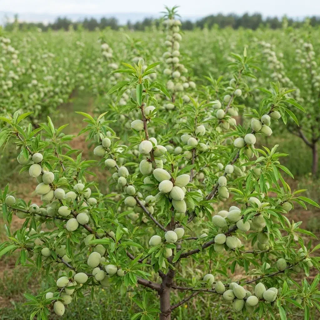 نهال بادام خوشه ای سازگار با مناطق خشک و نیمه‌خشک|گل و گیاه طبیعی|تاکستان, |دیوار