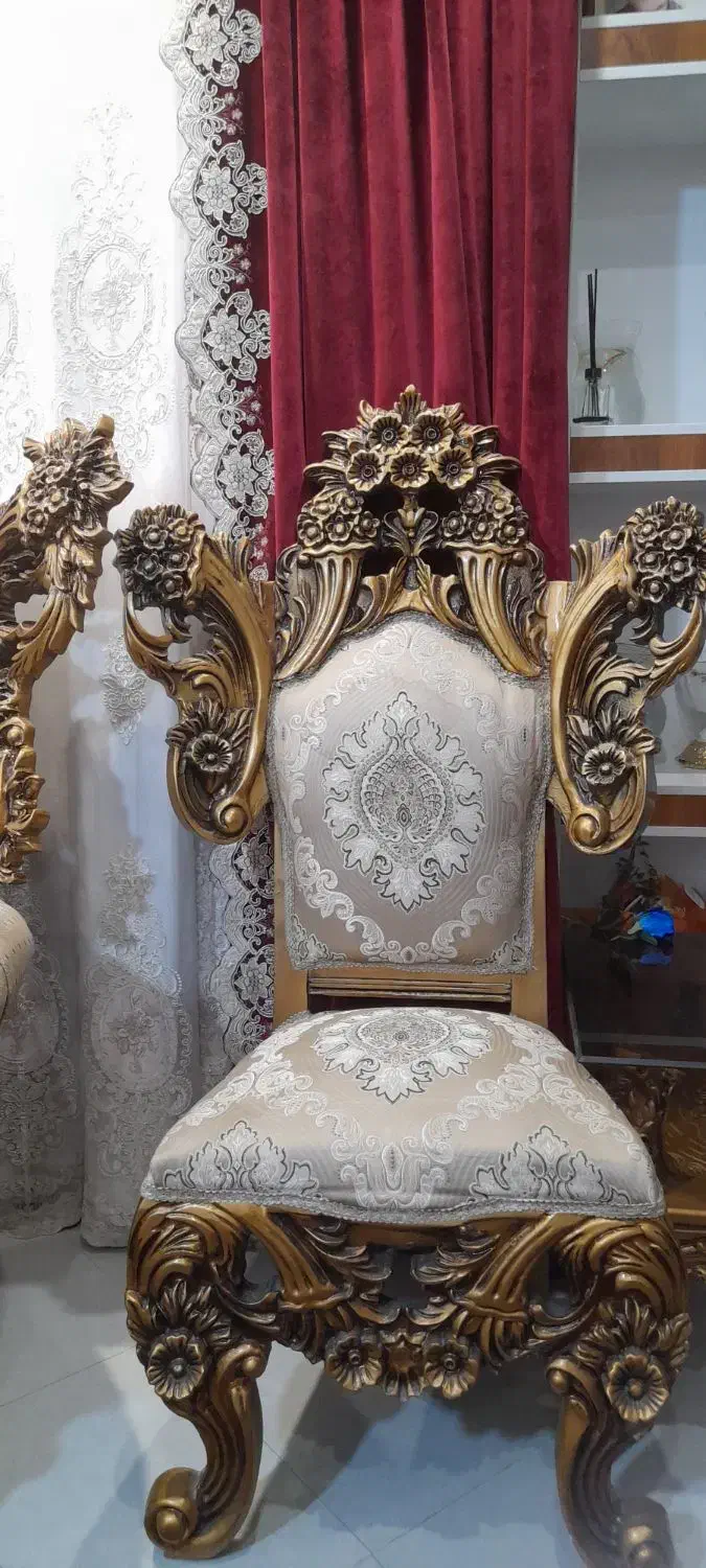 مبل نه نفره سلطنتی|مبلمان خانگی و میز عسلی|بهارستان, |دیوار