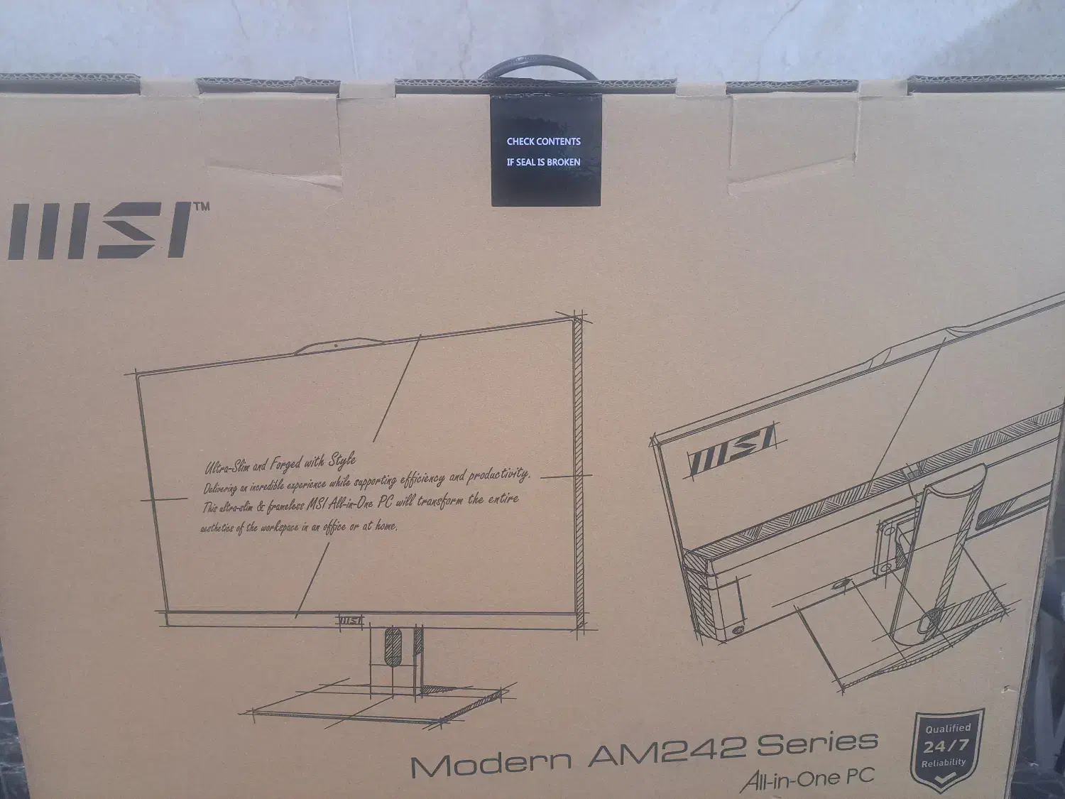 ALL IN ONE MSI Modern AM242P 1M|رایانه رومیزی|نسیم‌شهر, |دیوار