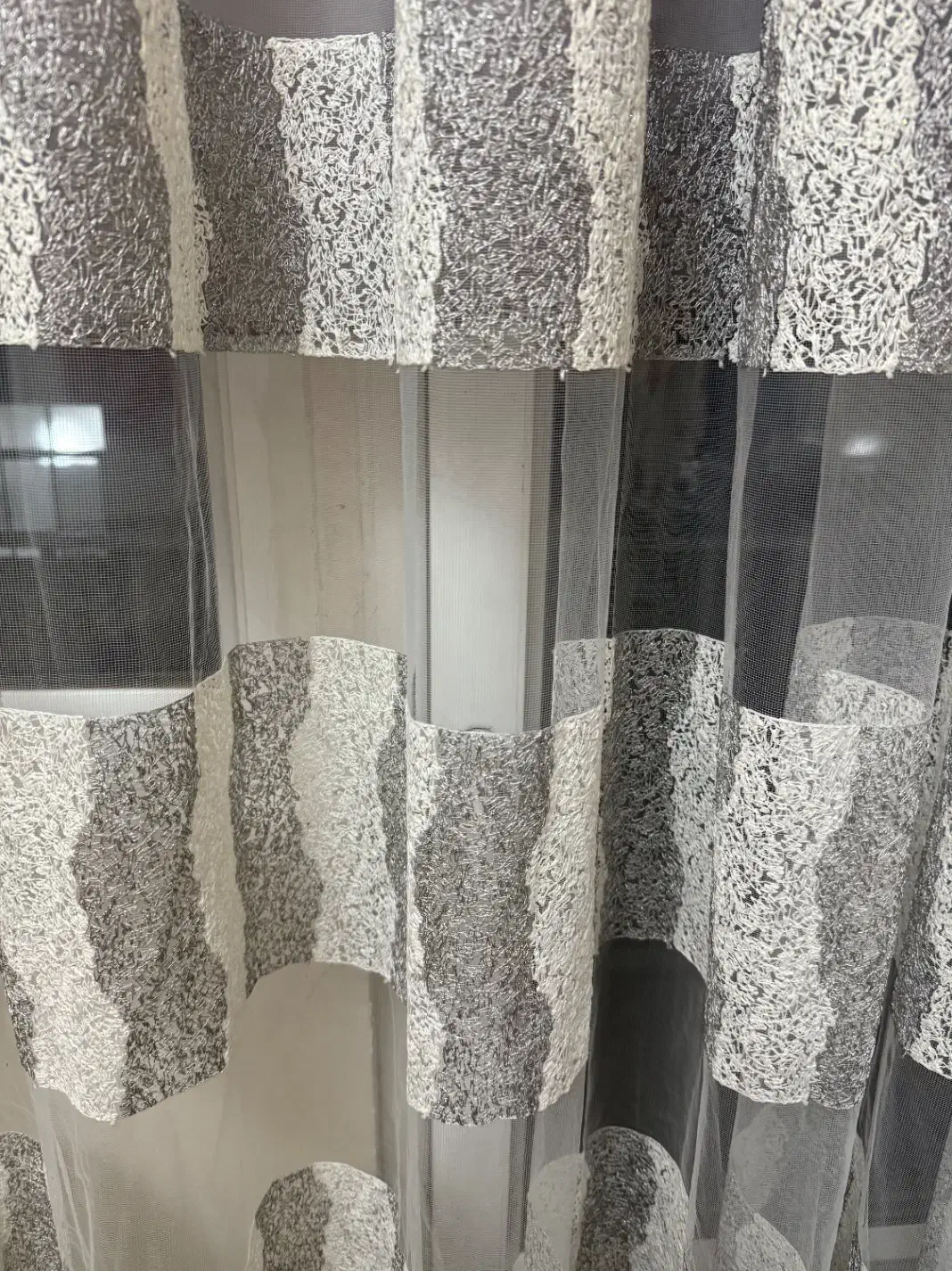 پرده توری مناسب پنجره ی یک ونیم متری|پرده، رانر، رومیزی|تهران, ائمه اطهار|دیوار