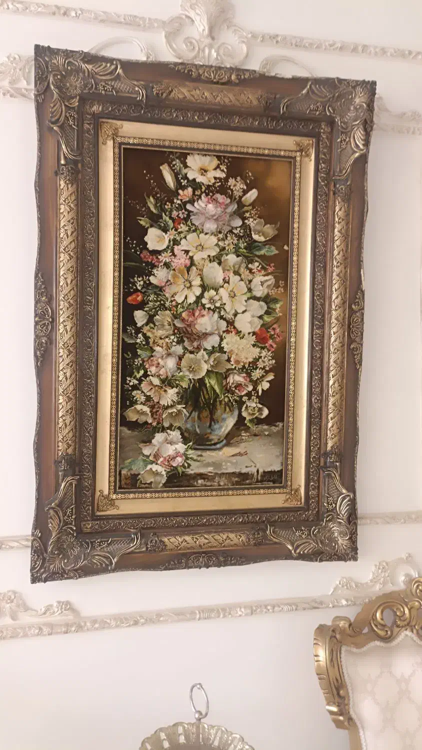 تابلو فرش دستباف چله ابریشم|تابلو فرش|مشهد, هفت تیر (نه دره)|دیوار