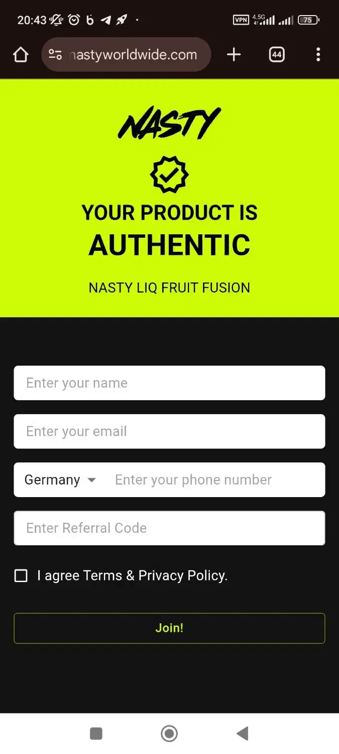 سالت ۳۵ میلی گرم نستی|زیورآلات و اکسسوری|رشت, حمیدیان|دیوار