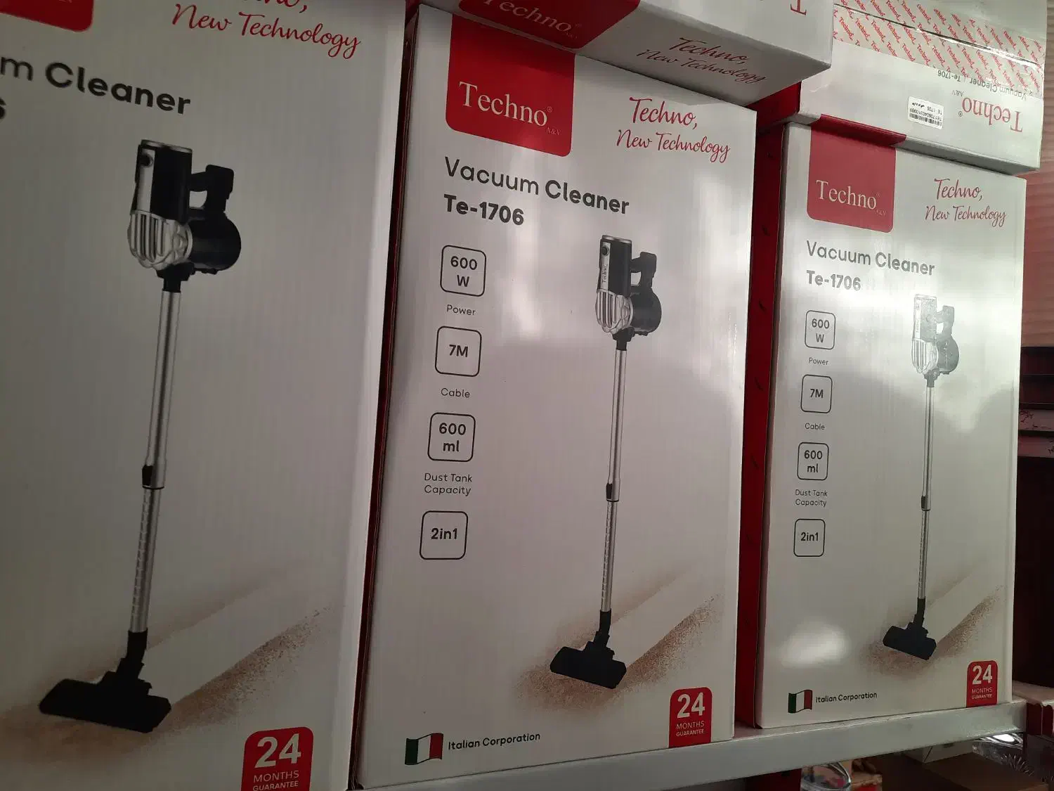 جارو عصایی جاروپرتابل تکنو مدل ۱۷۰۶ ۱۸ ماه گارانتی|جاروبرقی، جارو شارژی، بخارشو|زنجان, |دیوار