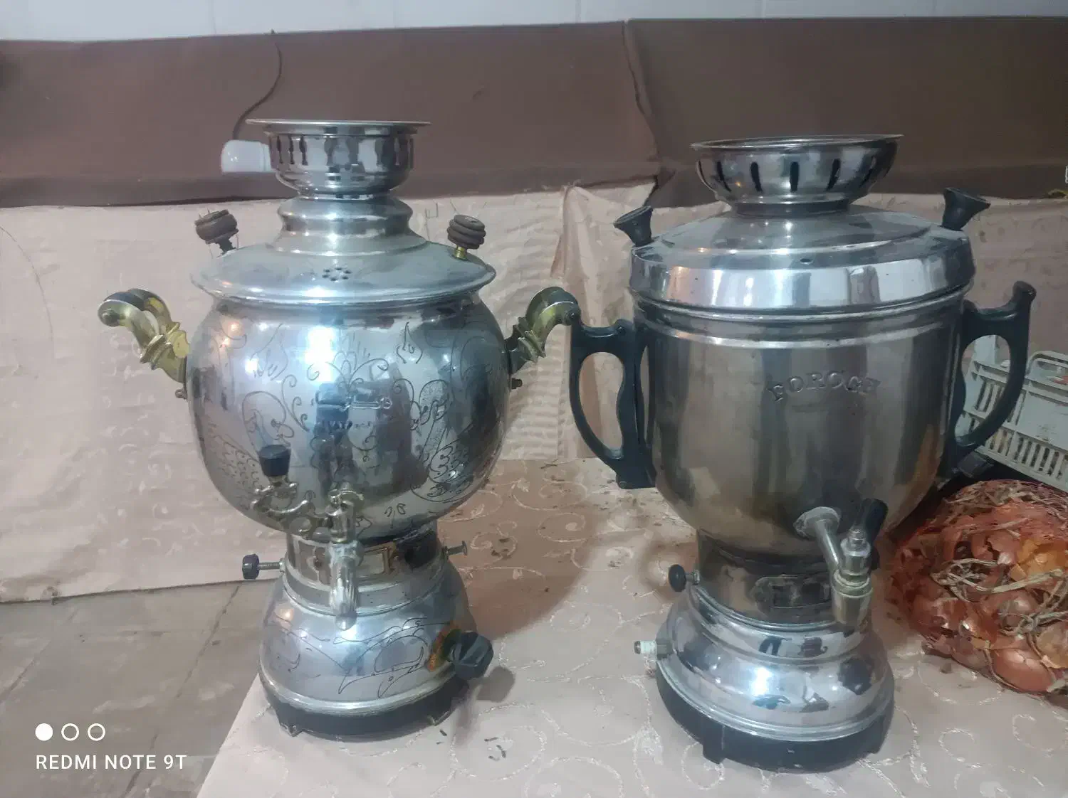 دوتا سماور سالم در حد نو|سماور، چایساز، قهوهساز|اردبیل, |دیوار