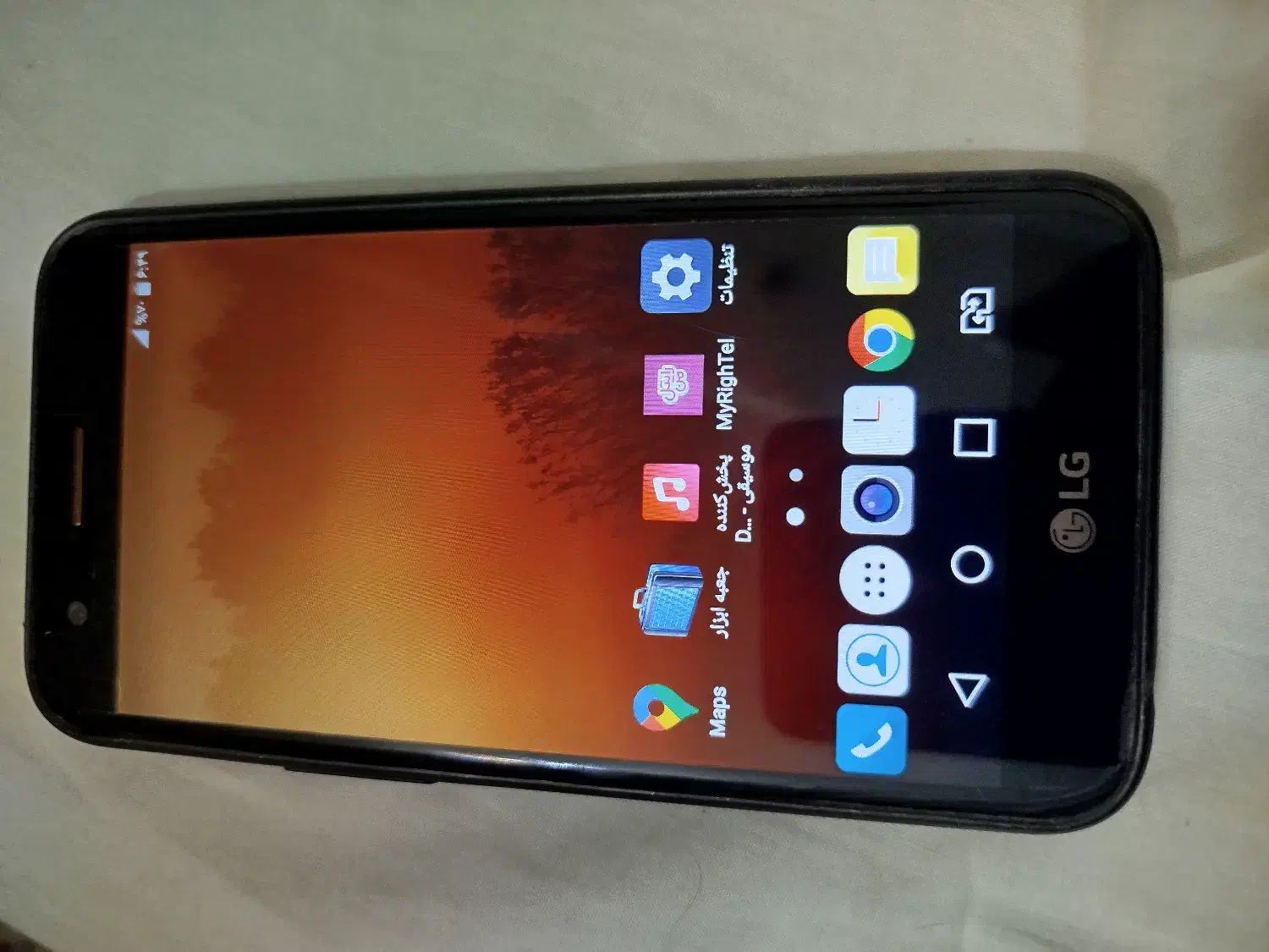 گوشی LG K10 (2017) دو سیمکارته، سالم و تمیزدرحدنو|موبایل|تهران, فاطمی|دیوار