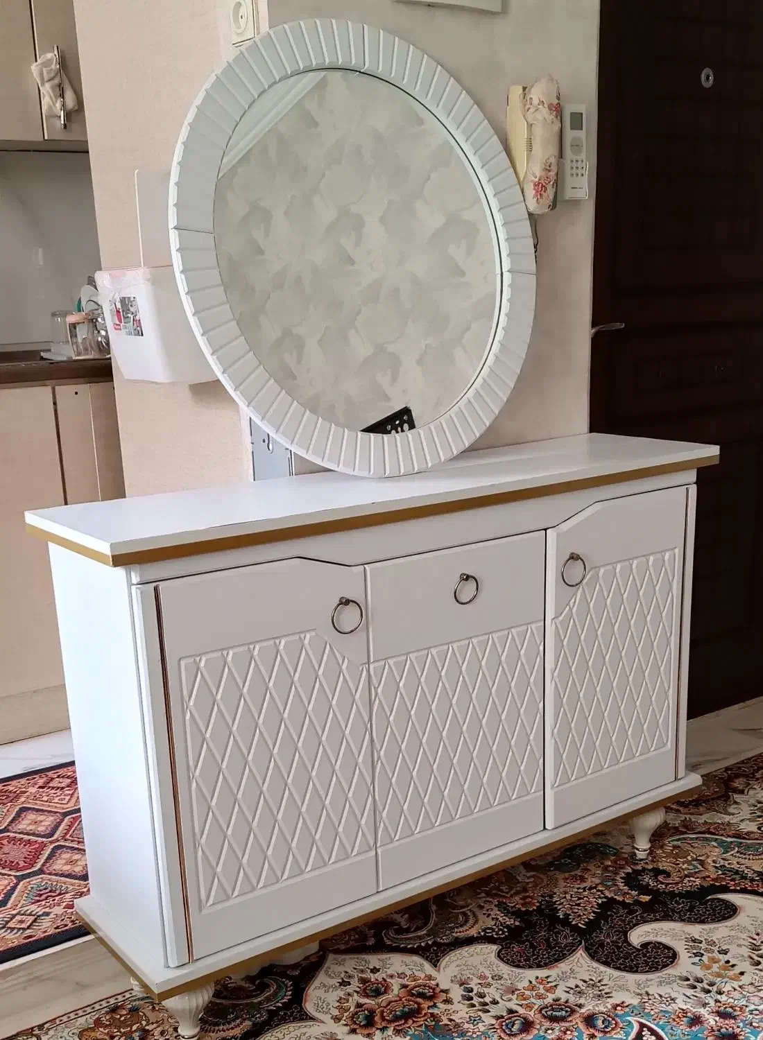 آینه کنسول|بوفه، ویترین، کنسول|رشت, شهرک قدس|دیوار