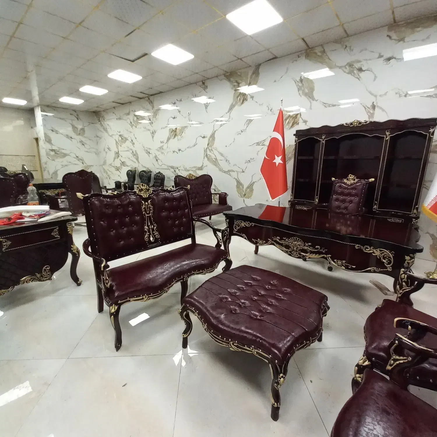 مبلمان چستر کلاسیک اداری|دفتر کار|چهاردانگه (تهران), |دیوار