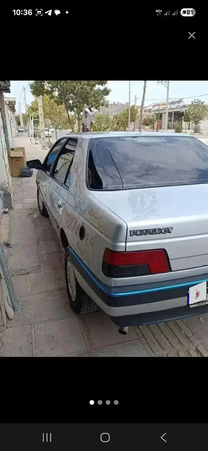 ۴۰۵ دوگانه فابریک در حد خشک|خودرو سواری و وانت|گلپایگان, |دیوار