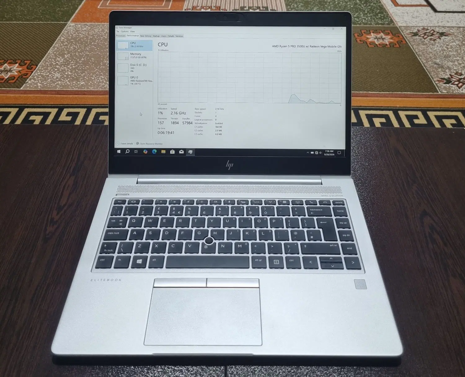HP EliteBook 745 G6|رایانه همراه|ایوان, |دیوار