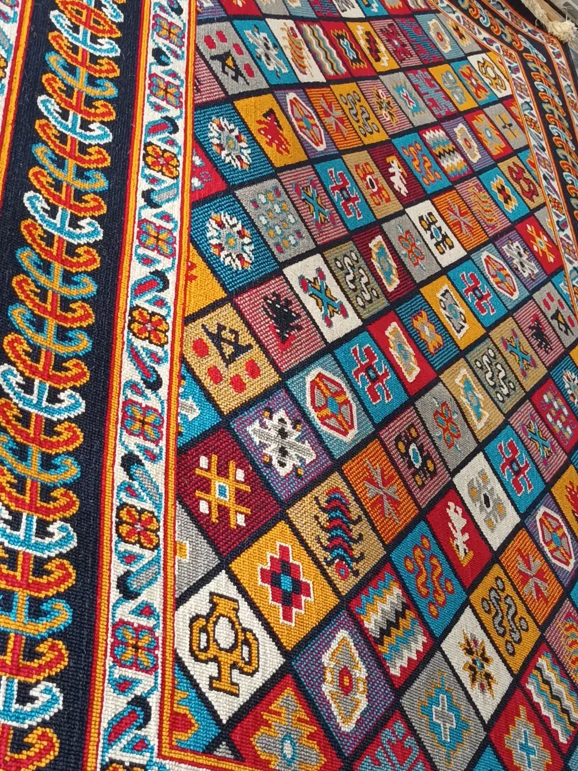 گلیم|گلیم، جاجیم، گبه|شیراز, درکی|دیوار