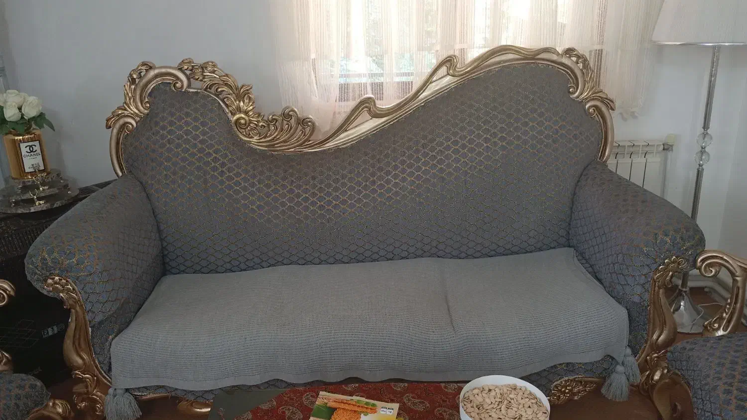 مبل استیل 9نفره|مبلمان خانگی و میز عسلی|کلاردشت, |دیوار