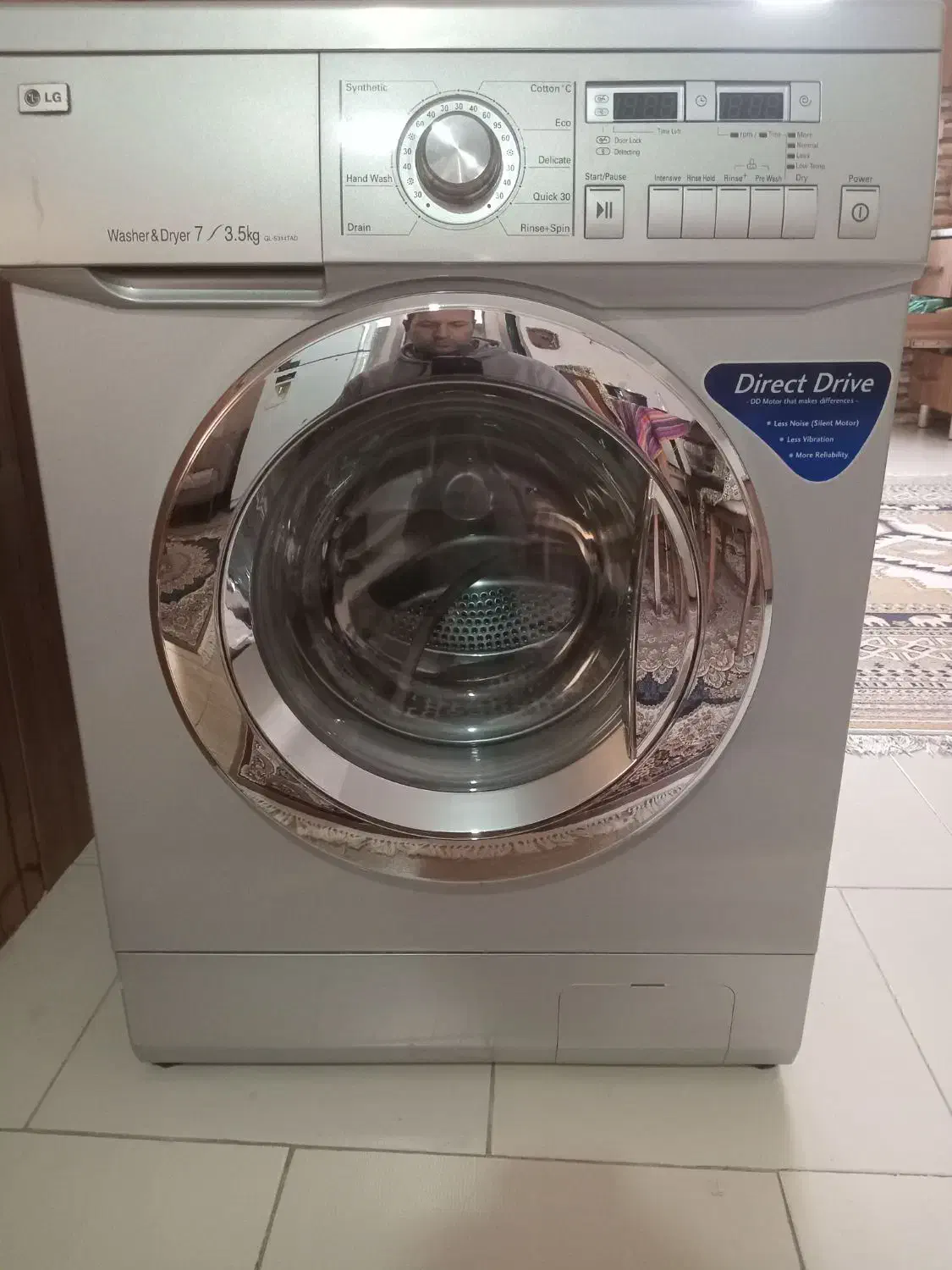 ماشین لباسشویی برند LG|ماشین لباسشویی و خشککن لباس|مشکیندشت, |دیوار