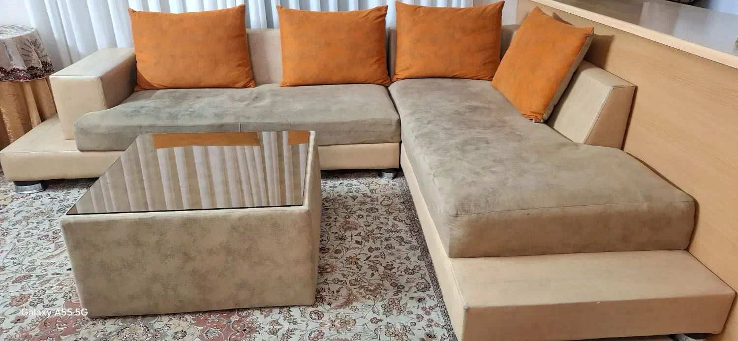 مبل ال 9نفره|مبلمان خانگی و میز عسلی|تهران, قیام|دیوار