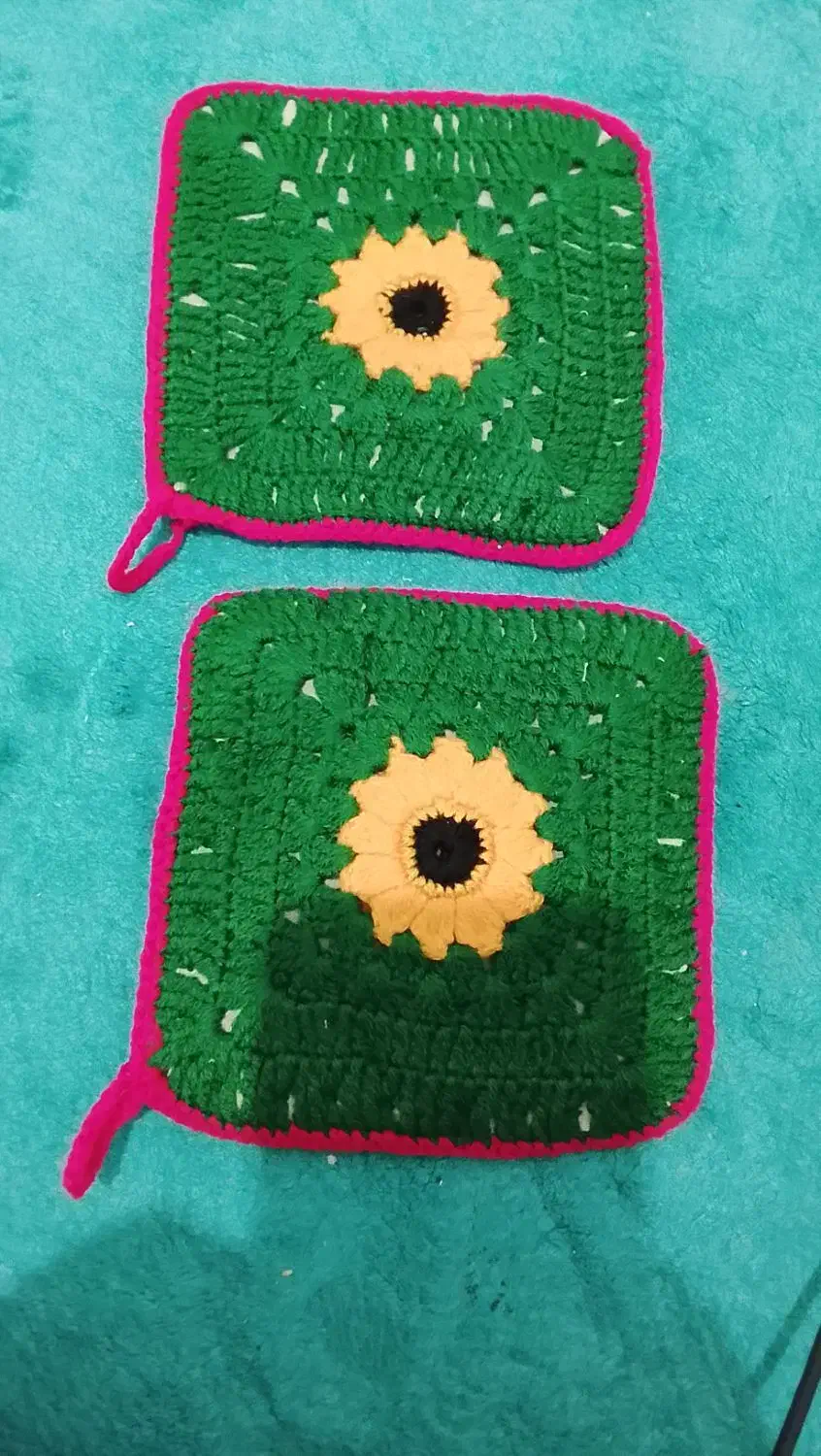 دستگیره دست باف شیک|سفره، حوله، دستمال آشپزخانه|کرمان, |دیوار